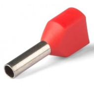 КВТ Наконечник штыревой втулочный двойной НШВИ(2) 1.0-8 (мин партия 100 шт.) 47505 KVT