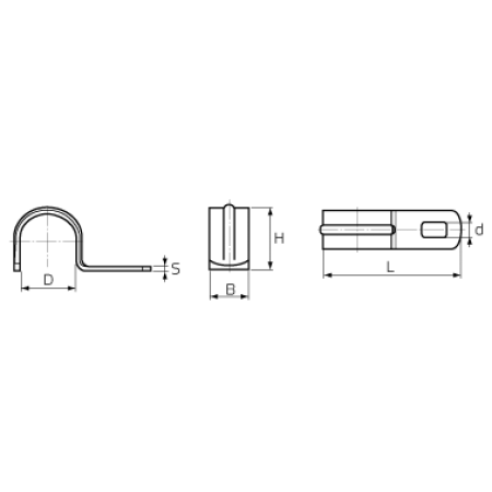 КВТ Скоба однолапковая стальная СМО 38–40 (мин партия 50 шт.) 49118 KVT КВТ Скоба однолапковая стальная СМО 38–40 (мин партия 50 шт.) 49118 KVT