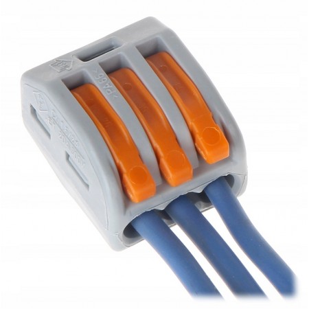 КВТ Клемма рычажковая Wago 222–413 53162 (цена за уп.) KVT КВТ Клемма рычажковая Wago 222–413 53162 (цена за уп.) KVT