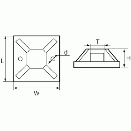 КВТ Площадка самоклеющаяся ПМС 20х20(чер) 63094 (цена за уп.) KVT КВТ Площадка самоклеющаяся ПМС 20х20(чер) 63094 (цена за уп.) KVT