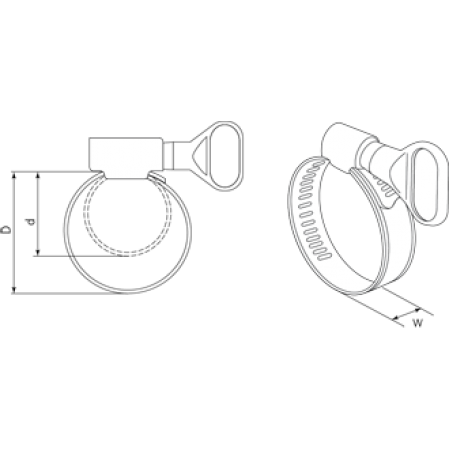 КВТ Хомут червячный PLB-9(50-70)/W2 (мин партия 20 шт.) 69007 KVT КВТ Хомут червячный PLB-9(50-70)/W2 (мин партия 20 шт.) 69007 KVT