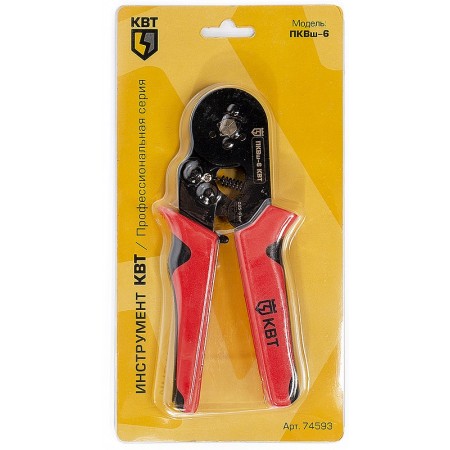КВТ Пресс-клещи ПКВш-6 74593 KVT КВТ Пресс-клещи ПКВш-6 74593 KVT
