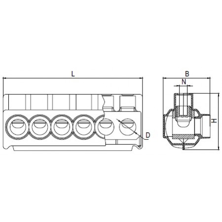 КВТ Комплект клеммников НК-15,5 78361 KVT КВТ Комплект клеммников НК-15,5 78361 KVT