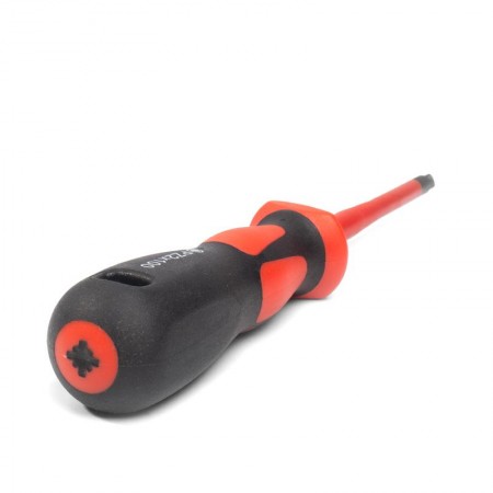 КВТ Диэлектрическая отвертка с изоляцией СЛИМ PZ2x100, 78586 KVT КВТ Диэлектрическая отвертка с изоляцией СЛИМ PZ2x100, 78586 KVT