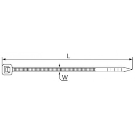 КВТ Стяжка нейлоновая КСС «Grizzly» 5х300 78825 (цена за уп.) KVT КВТ Стяжка нейлоновая КСС «Grizzly» 5х300 78825 (цена за уп.) KVT