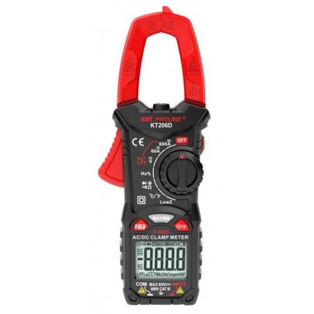 КВТ Токовые клещи цифровые KT 206D КВТ Токовые клещи цифровые KT 206D
