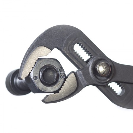 КВТ Клещи переставные с кнопочной самофиксацией 250 мм серии ПРОФИ 81768 KVT КВТ Клещи переставные с кнопочной самофиксацией 250 мм серии ПРОФИ 81768 KVT