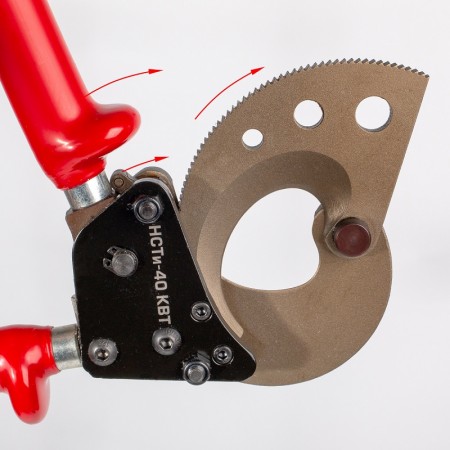 КВТ Секторные ножницы диэлектрические для резки проводов АС и бронированных кабелей НСТи-40 84395 KVT КВТ Секторные ножницы диэлектрические для резки проводов АС и бронированных кабелей НСТи-40 84395 KVT